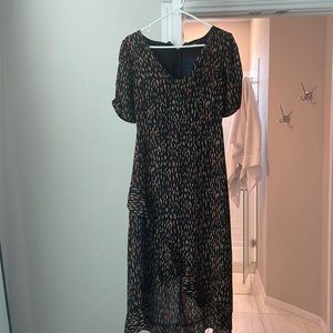 Black Midi Dress (perfect for Fall weddings)